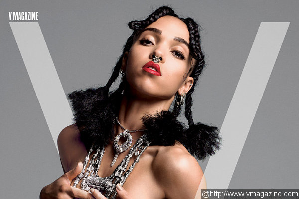 FKA twigs Goes Topless on V Magazine Cover