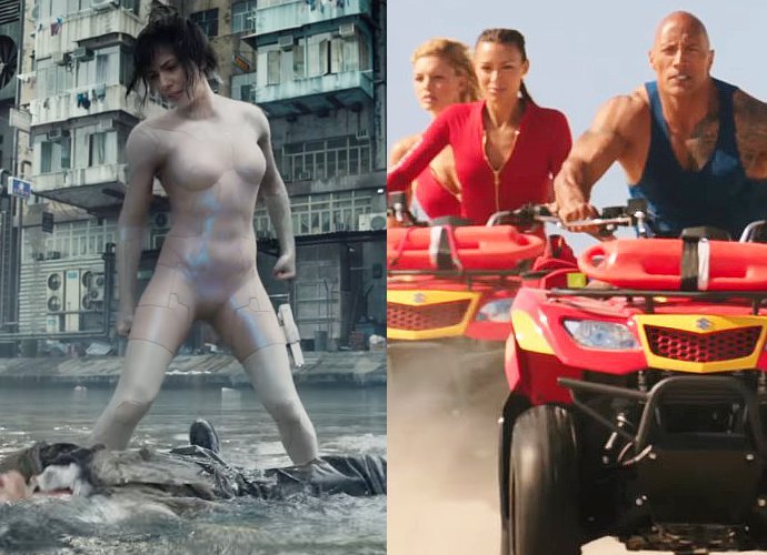 'Ghost in the Shell' and 'Baywatch' Super Bowl Spots Are Here