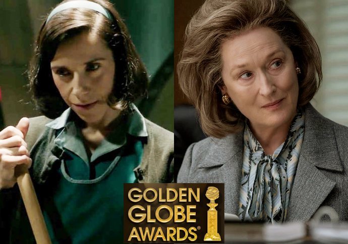 Golden Globes 2018: 'Shape of Water' and 'The Post' Lead Movie Nominees, Meryl Streep Breaks Record