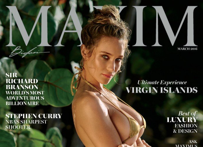 Hannah Davis Sizzles in Tiny Bikini for Maxim