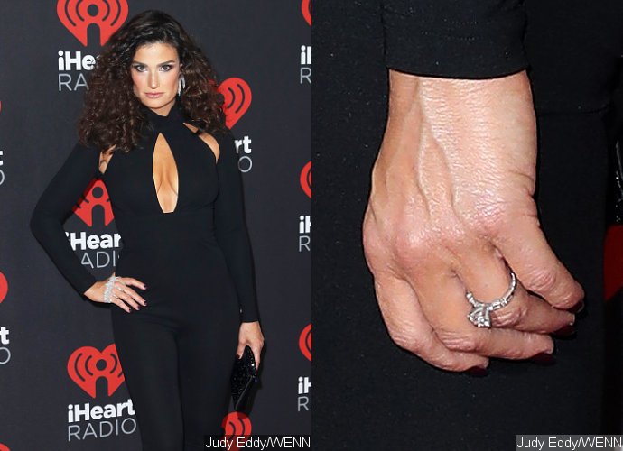 Idina Menzel Debuts Engagement Ring From Fiance Aaron Lohr at iHeartRadio Music Festival