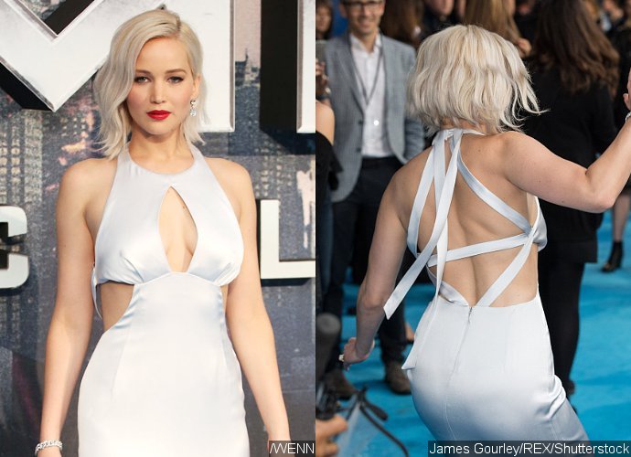 Jennifer Lawrence Suffers Another Tumble at 'X-Men: Apocalypse' London Premiere