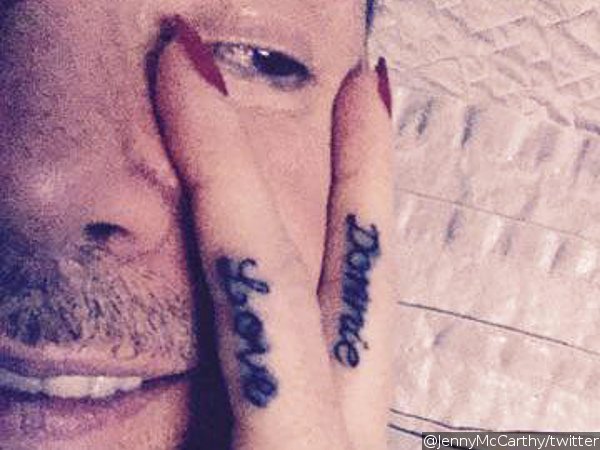 Jenny McCarthy Tattoos Husband Donnie Wahlberg's Name on Her Finger