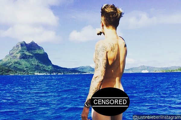 Justin Bieber Shows Off His Bare Butt, Miley Cyrus Compares Him to Rihanna