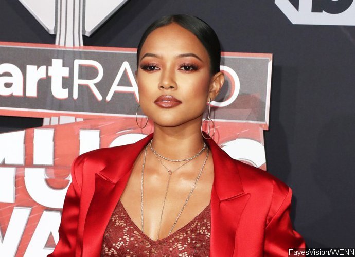 Cheeky! Karrueche Tran Flashes Her Thong in Completely See-Through Pants