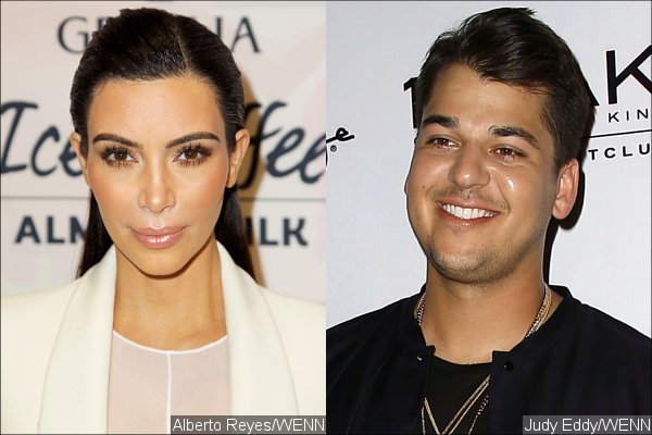 Kim Kardashian Says Her Brother Rob 'Is Not Comfortable on His Own Skin'