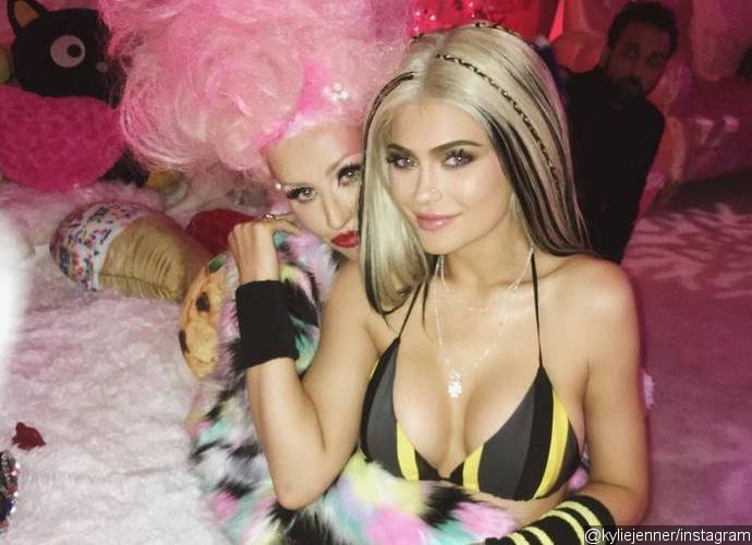 'Dirrty' Kylie Jenner Makes Out With Christina Aguilera at the Singer's Birthday Party