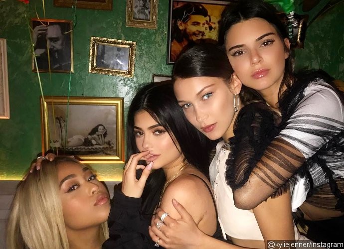 Kylie Jenner Parties With Kendall Jenner, Bella Hadid and More at Travis Scott's Birthday Party