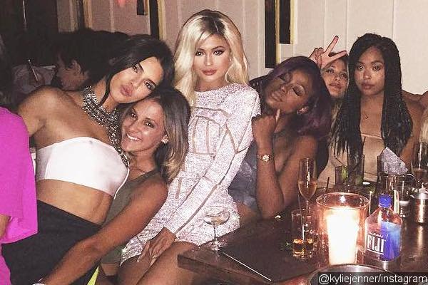 Kylie Jenner Shines Bright With Blonde Wig and Sparkling Dress at 18th Birthday Party