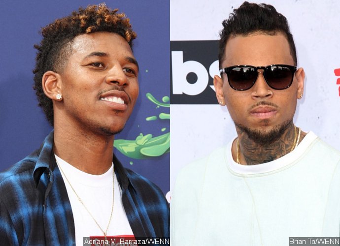Nick Young Wants Chris Brown Out of Their Neighborhood: 'You're Making the Block Hot'