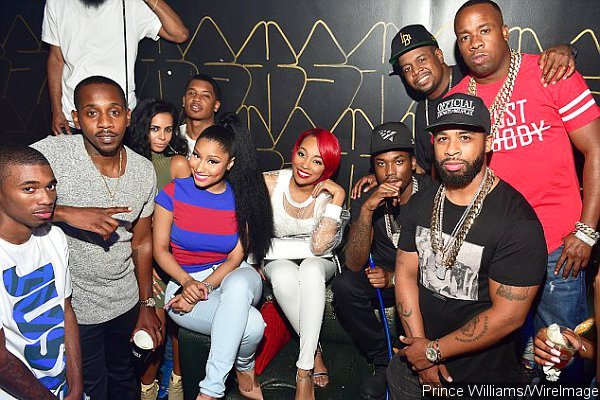 Nicki Minaj Avoids Eye-Contact With Meek Mill in Group Photos While Partying Together in Atlanta