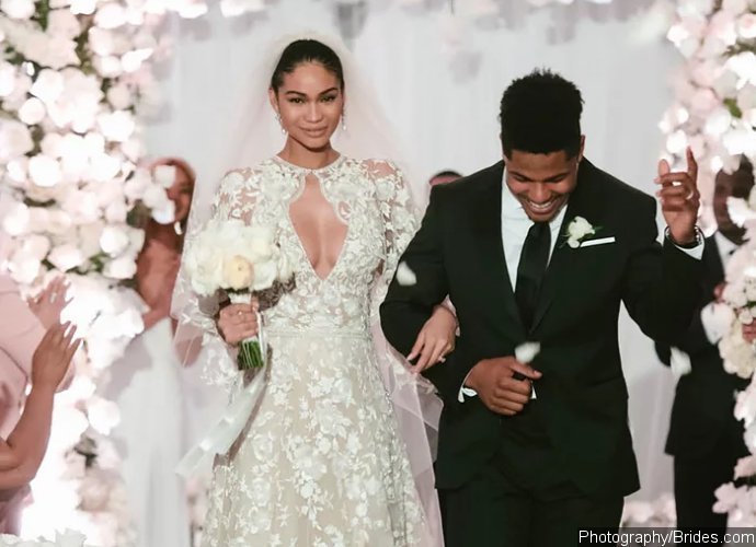 See Pics From Chanel Iman and Sterling Shepard's Gorgeous Wedding