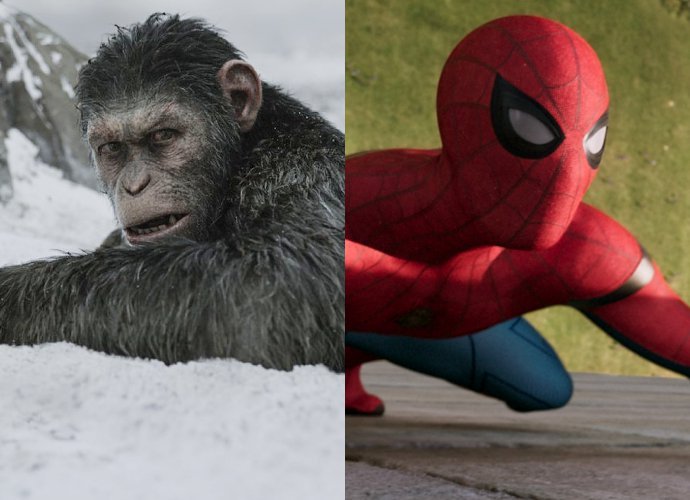 'Planet of the Apes' Wins Against 'Spider-Man: Homecoming' at Box Office After Fierce War