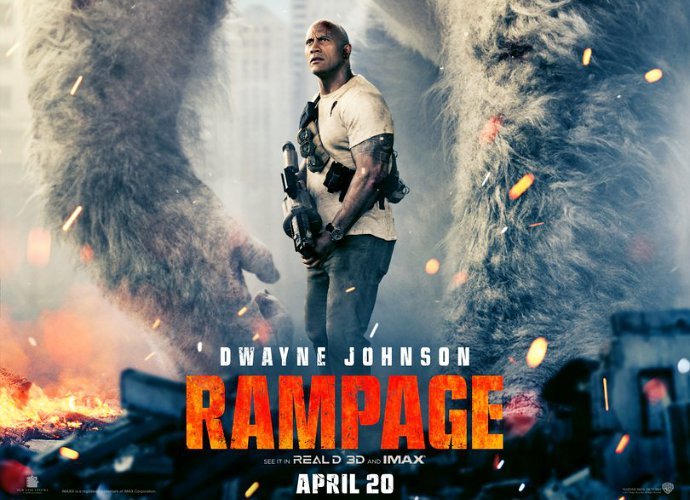 'Rampage' First Teaser Poster Shows Dwayne Johnson's Giant Friend