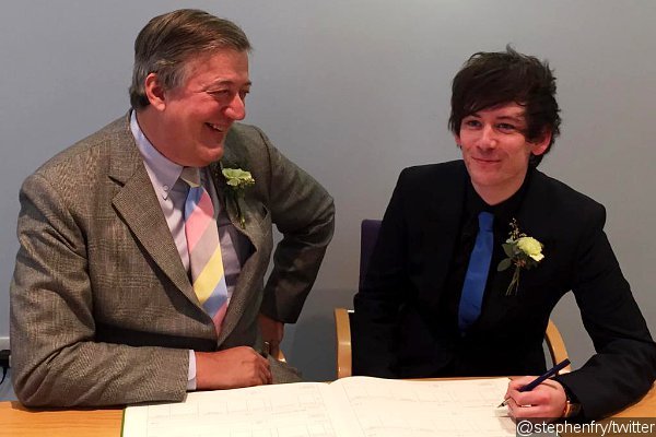 Stephen Fry Marries Elliott Spencer After Brief Engagement