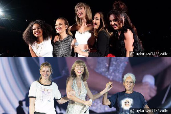 Taylor Swift Brings Little Mix and Julia Roberts on Stage