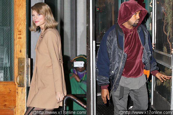 Taylor Swift Grabs Dinner With Kanye West in New York City