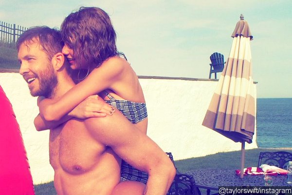 Taylor Swift Pool-Parties With Boyfriend Calvin Harris and 'Swan Squad' to Celebrate Fourth of July