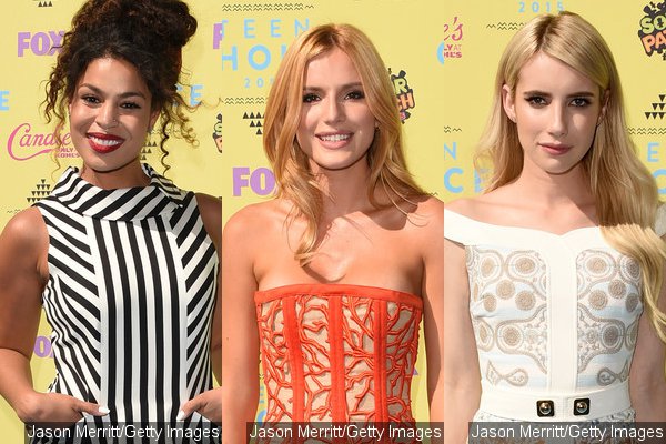 Teen Choice Awards 2015: Emma Roberts, Bella Thorne Dress Up for Blue Carpet