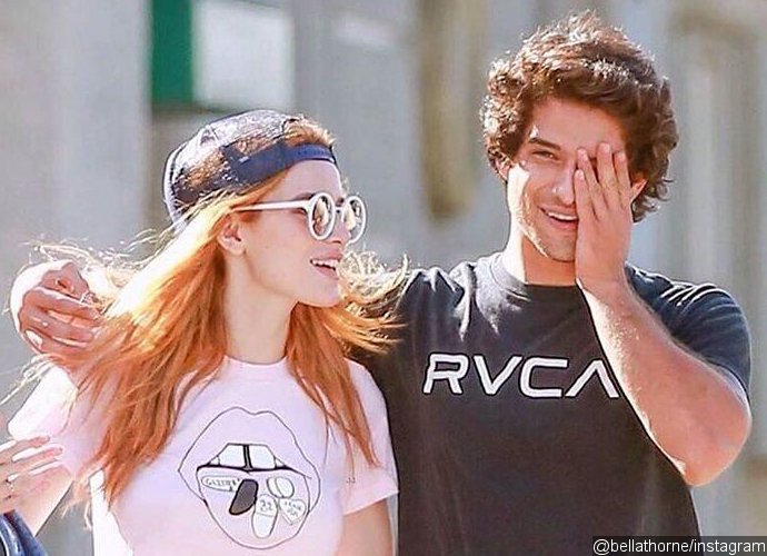 Tyler Posey Caught Kissing Bella Thorne and Grabbing Her Boob