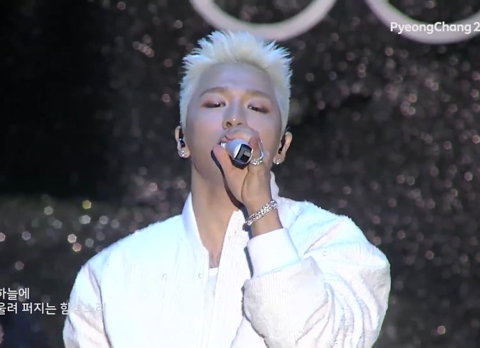 Watch Taeyang Debut Winter Olympic Anthem 'Louder' at the Olympic Touch Relay Ceremony