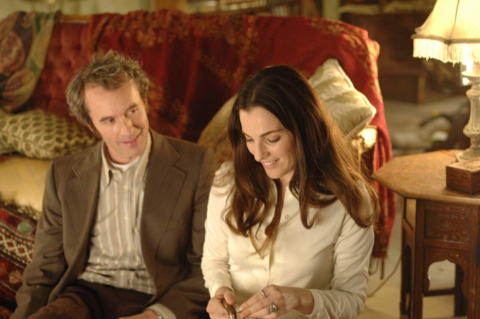 Stephen Dillane as Jakob and Ayelet Zurer as Michaela in Samuel Goldwyn Films' Fugitive Pieces (2008)