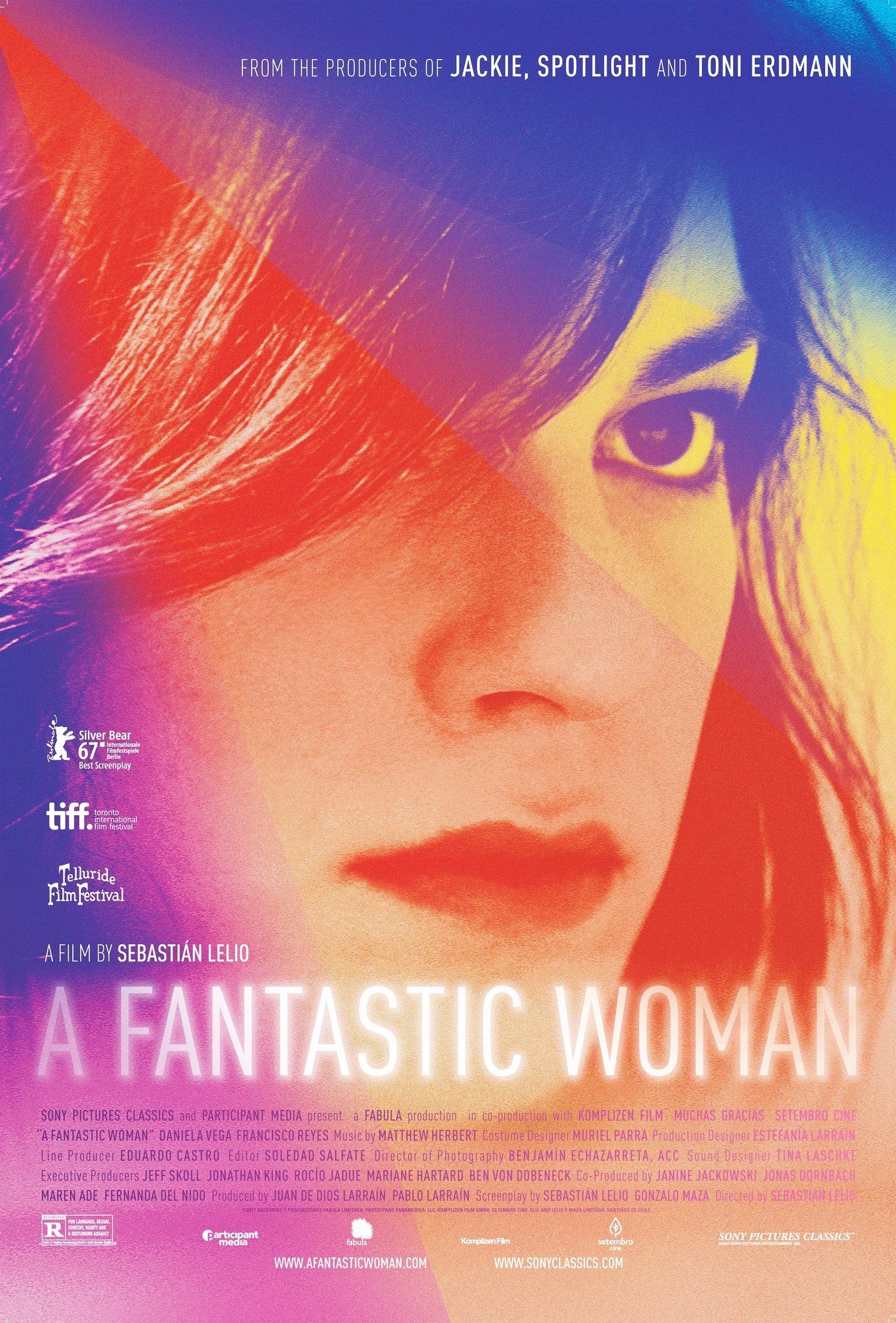 Poster of Sony Pictures Classics' A Fantastic Woman (2018)