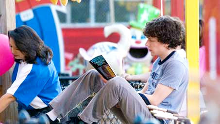 Jesse Eisenberg stars as James Brennan in Miramax Films' Adventureland (2009)