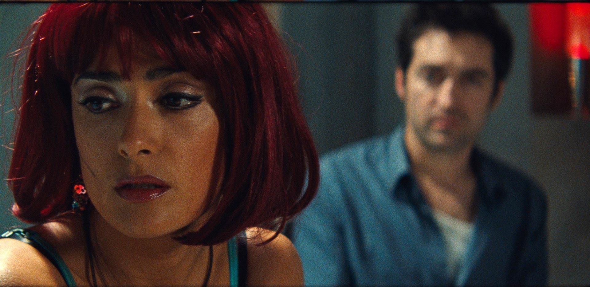 Salma Hayek stars as Lola and Mathieu Demy stars as Martin in MPI Pictures' Americano (2012)
