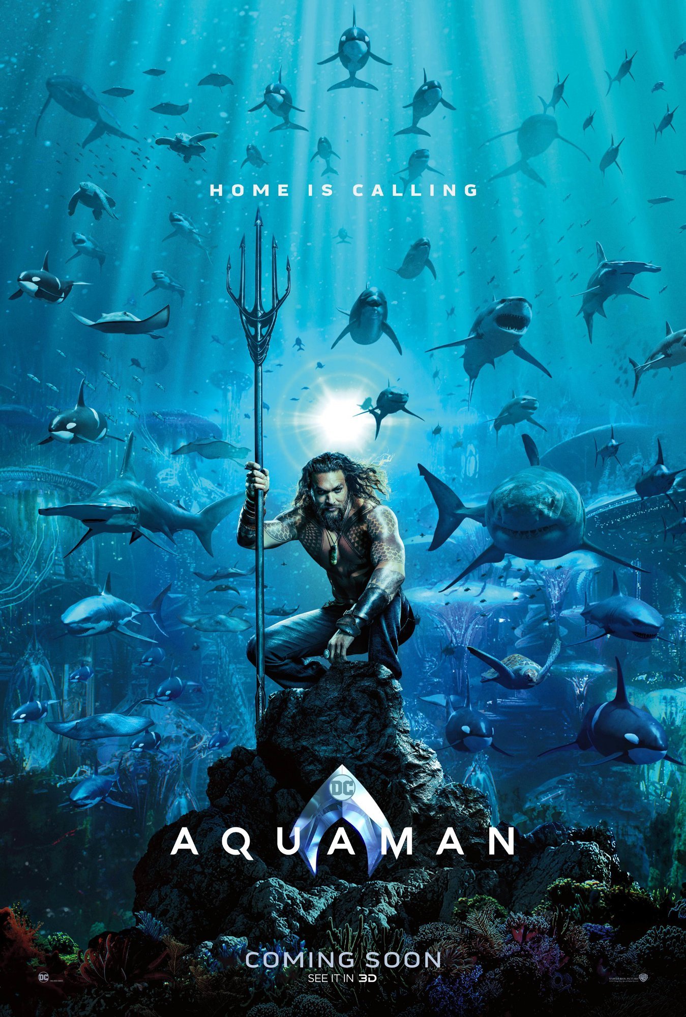 Poster of Warner Bros. Pictures' Aquaman (2018)