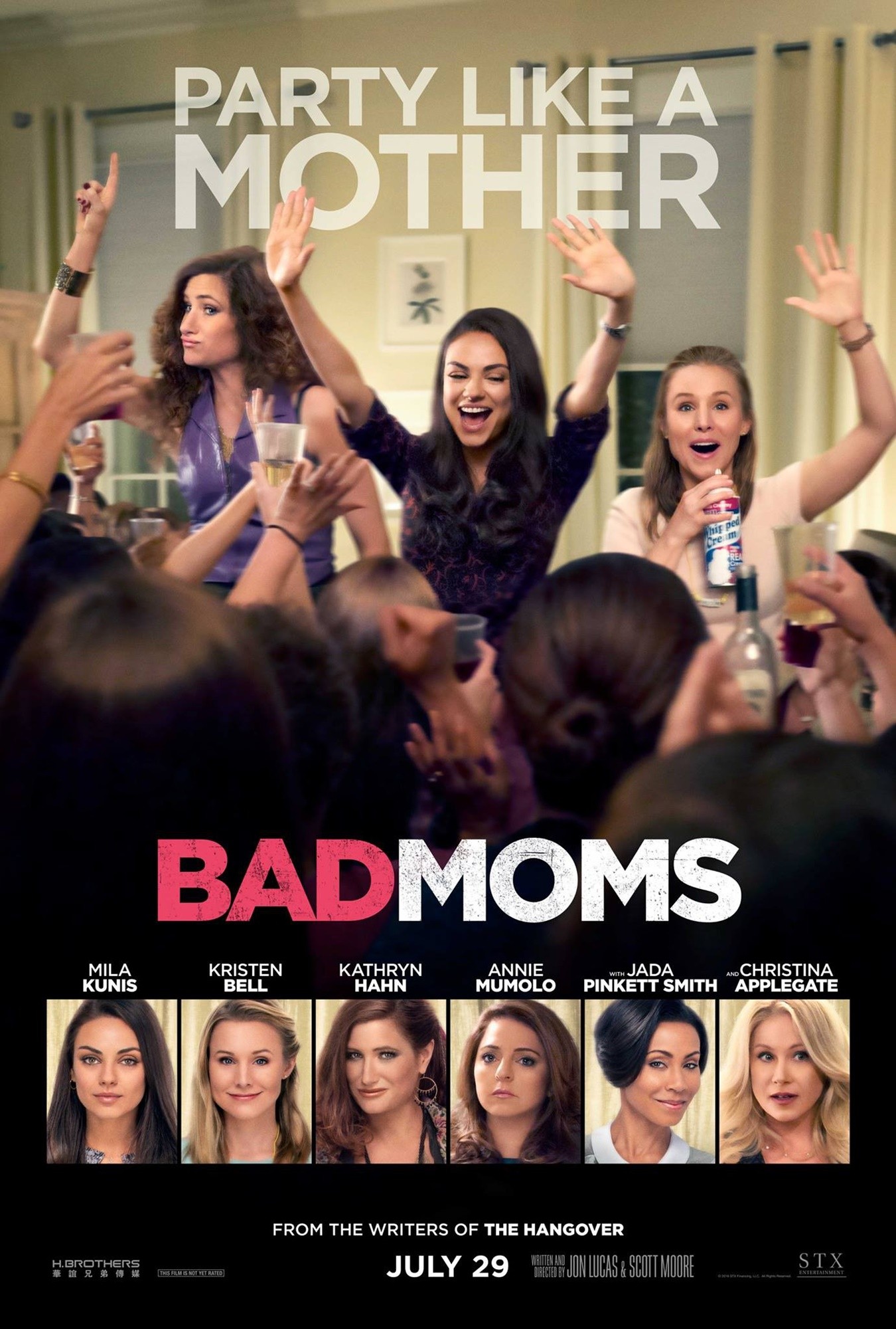 Poster of STX Entertainment's Bad Moms (2016)