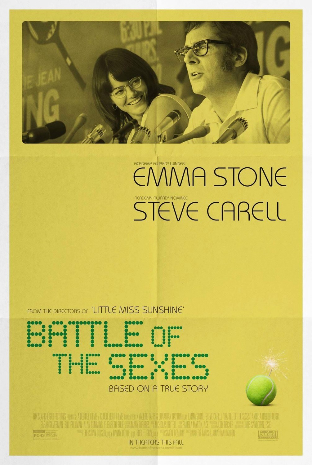 Poster of Fox Searchlight Pictures' Battle of the Sexes (2017)