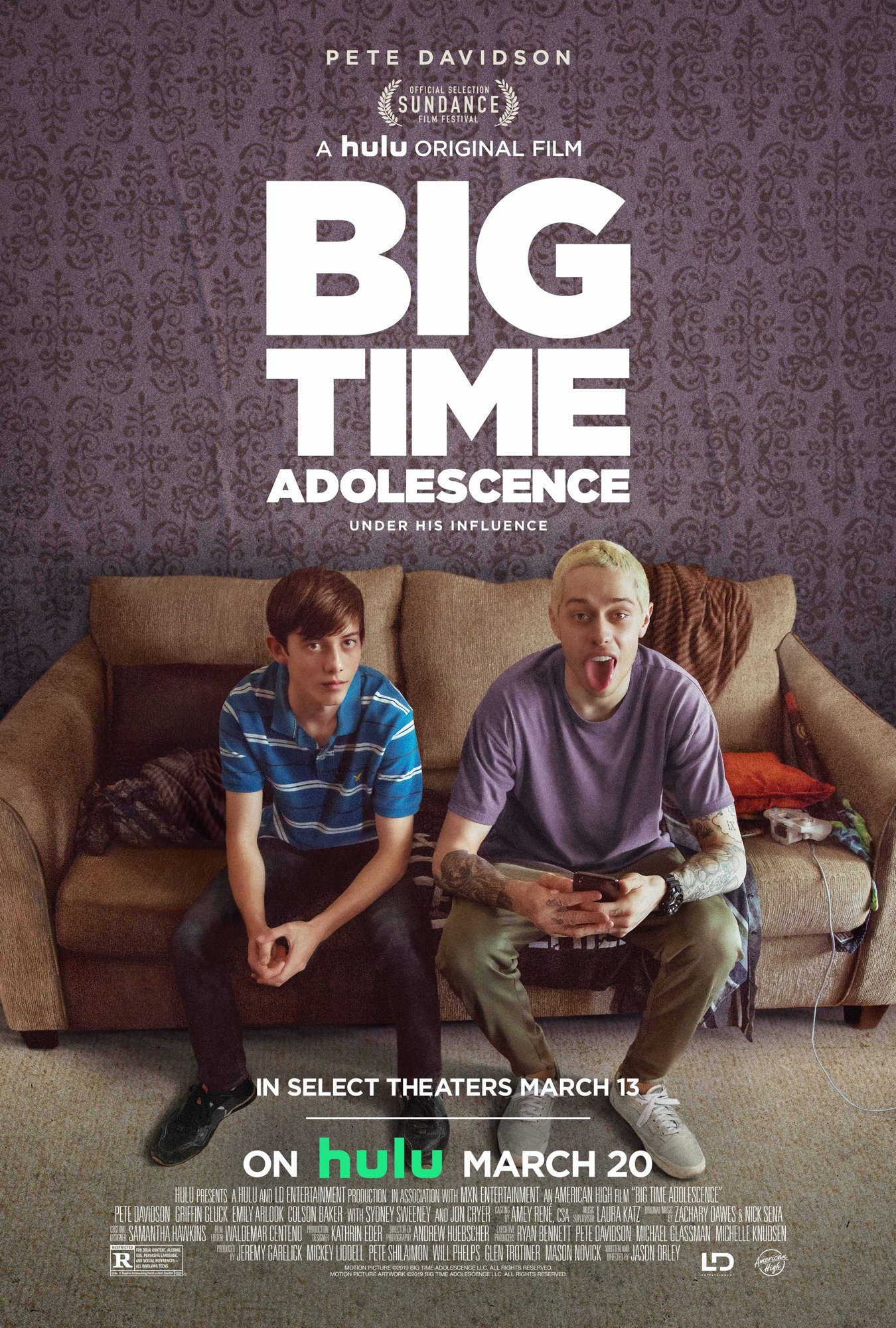 Poster of Hulu's Big Time Adolescence (2020)