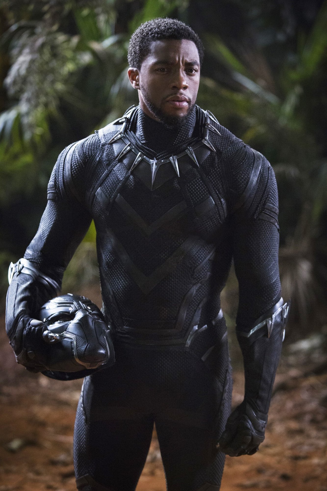 Chadwick Boseman stars as T'Challa/Black Panther in Walt Disney Pictures' Black Panther (2018)