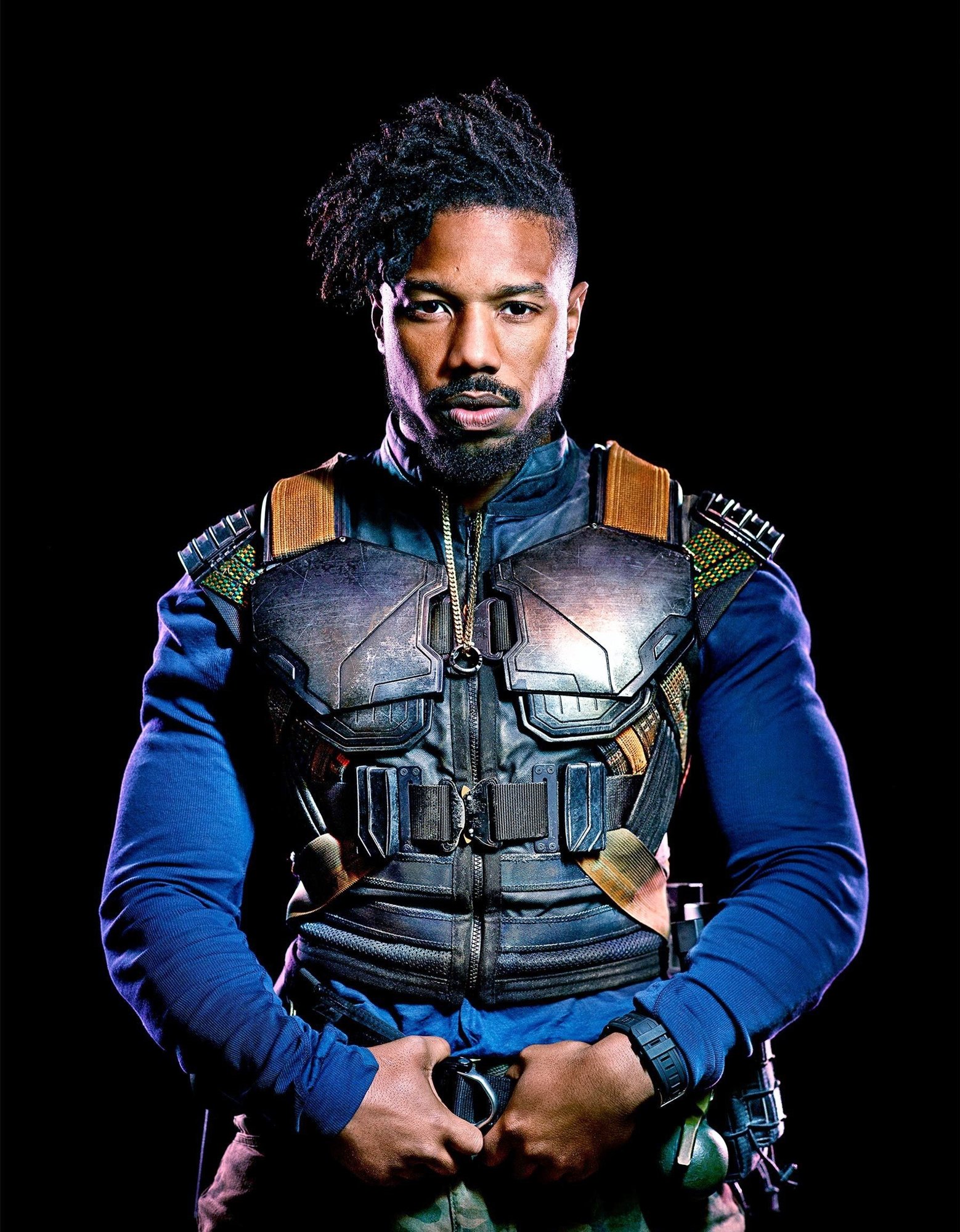 Michael B. Jordan stars as Erik Killmonger in Walt Disney Pictures' Black Panther (2018)