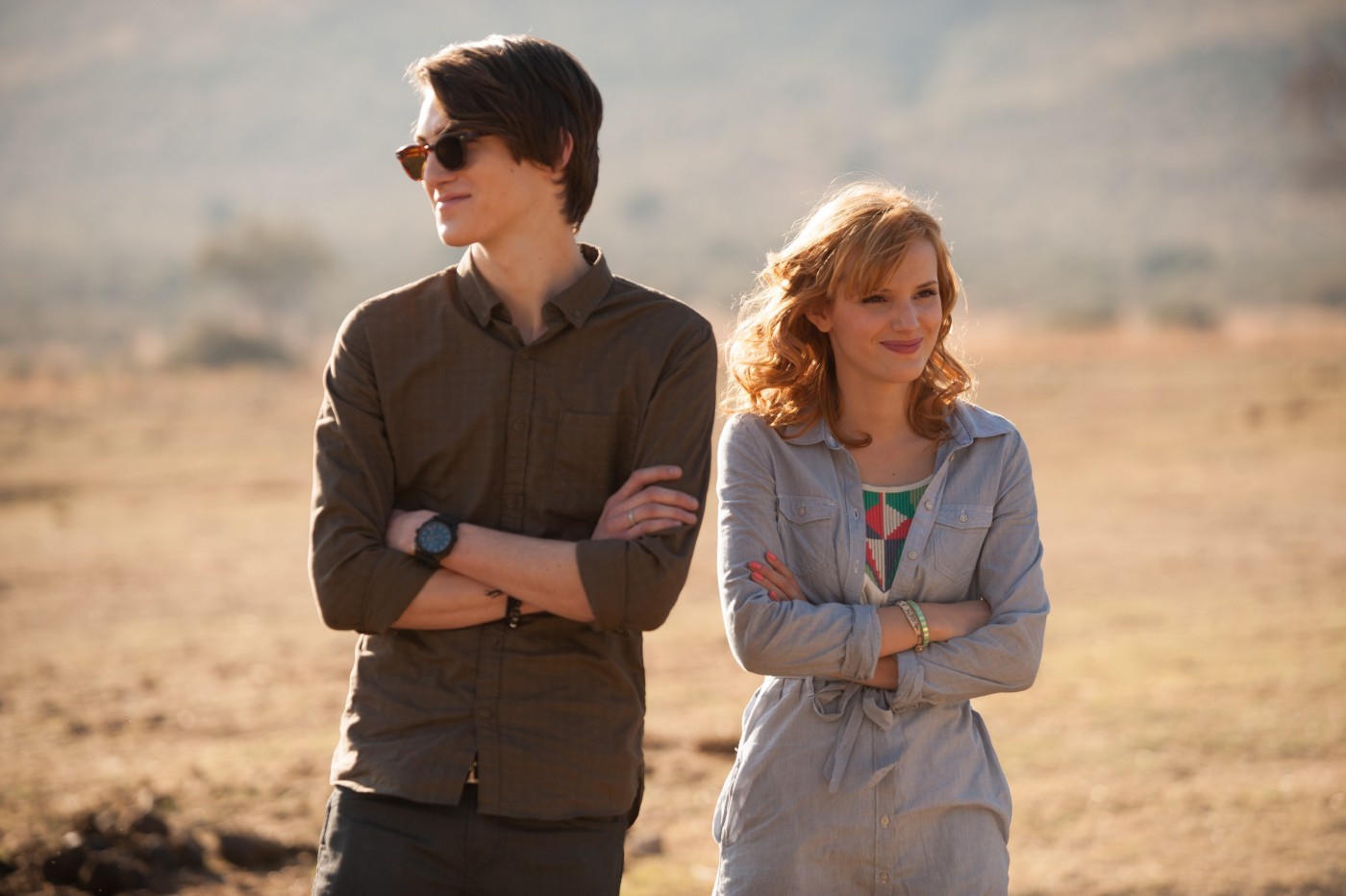 Zak Henri stars as Jake and Bella Thorne stars as  Hilary Friedman in Warner Bros. Pictures' Blended (2014)