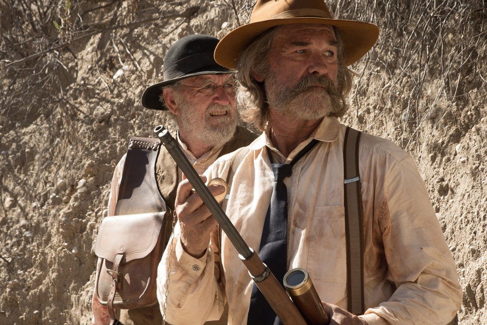 Richard Jenkins stars as Chicory and Kurt Russell stars as Sheriff Franklin Hunt in RLJ Entertainment's Bone Tomahawk (2015)