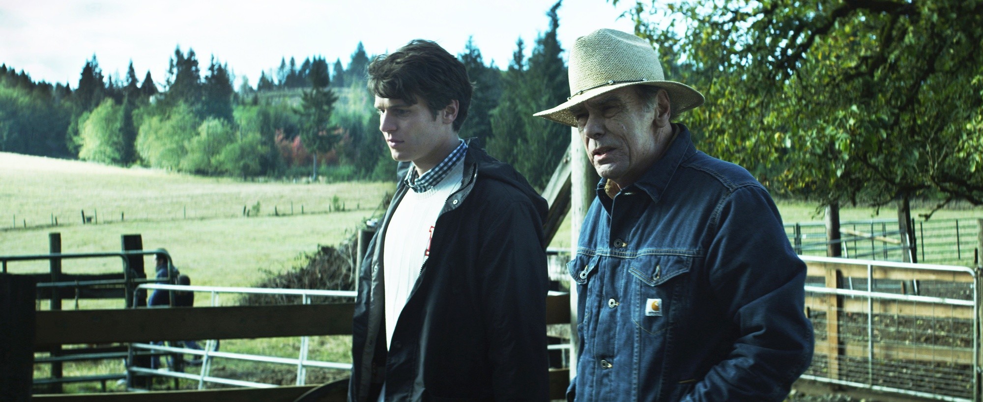 Jonathan Groff stars as Samuel and Dean Stockwell stars as Hobbs in Screen Media Films' C.O.G. (2013). Photo credit by David King.