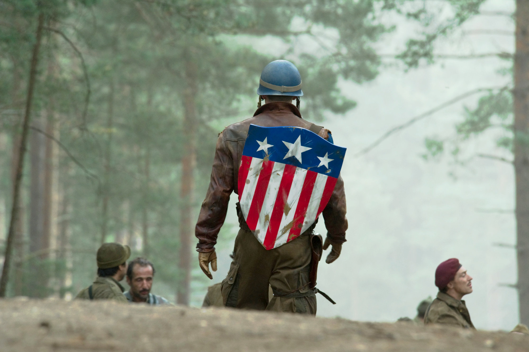 Chris Evans stars as Steve Rogers in Paramount Pictures' Captain America: The First Avenger (2011). Photo credit by: Jay Maidment.