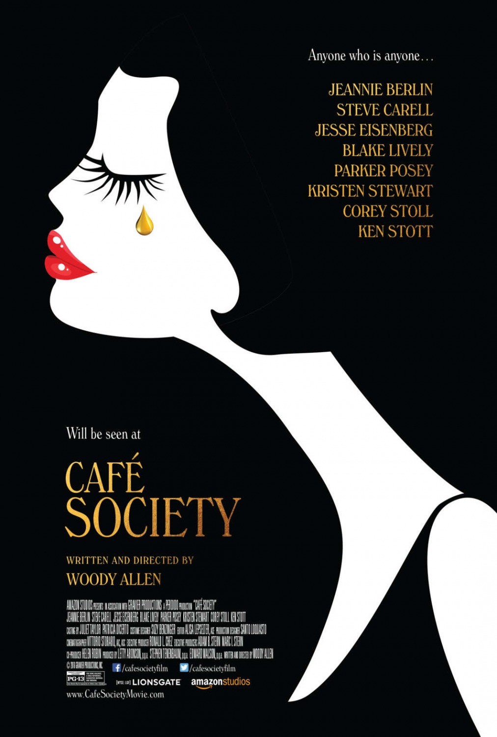 Poster of Lionsgate Films' Cafe Society (2016)