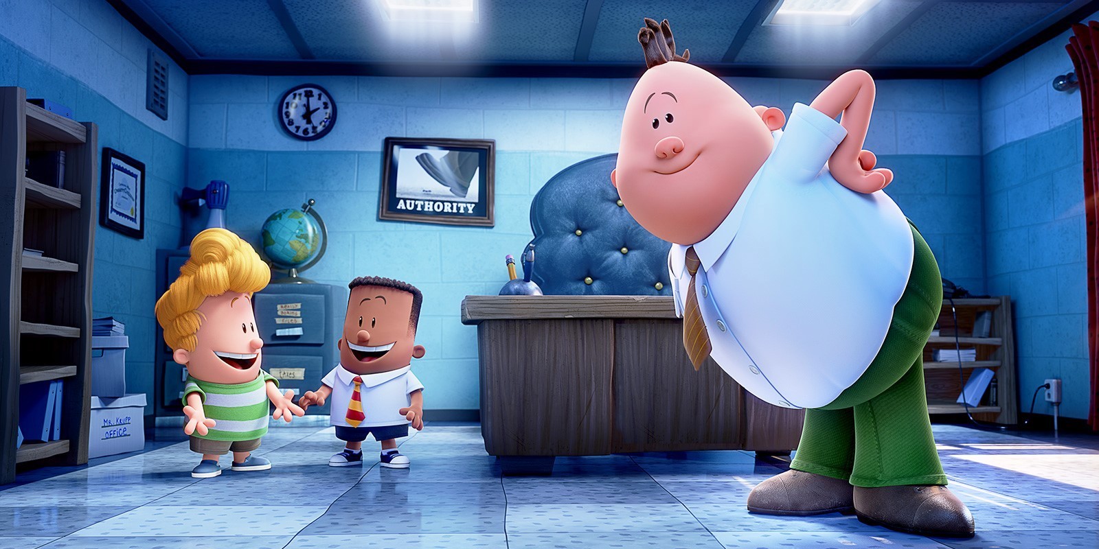 Harold Hutchins, George Beard and Mr. Krupp/Captain Underpants from 20th Century Fox's Captain Underpants: The First Epic Movie (2017)