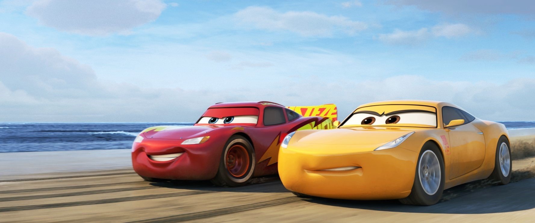 Lightning McQueen and Cruz Ramirez from Walt Disney Pictures' Cars 3 (2017)