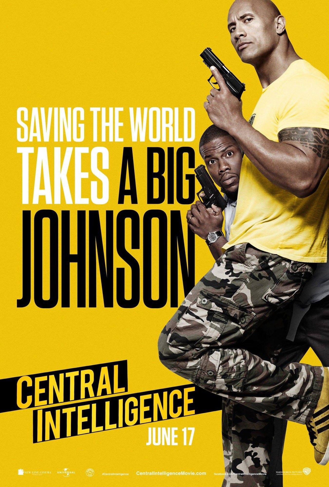 Poster of Warner Bros. Pictures' Central Intelligence (2016)