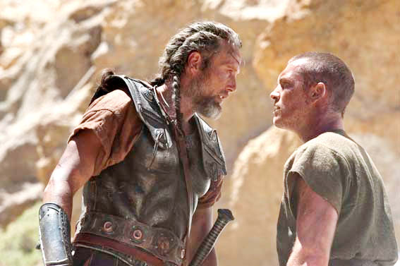 Mads Mikkelsen stars as Draco and Sam Worthington stars as Perseus in Warner Bros. Pictures' Clash of the Titans (2010)