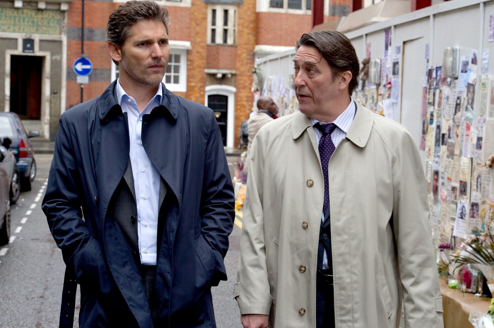Eric Bana stars as Martin Rose and Ciaran Hinds stars as Devlin in Focus Features' Closed Circuit (2013)