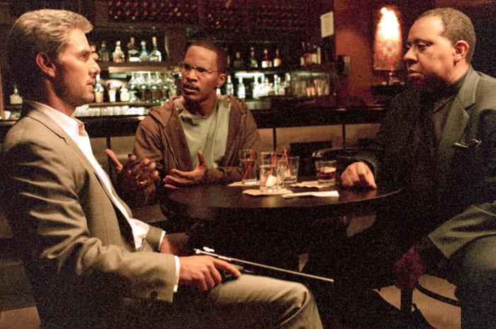 Tom Cruise, Jamie Foxx and Barry Shabaka Henley in DreamWorks' Collateral (2004)
