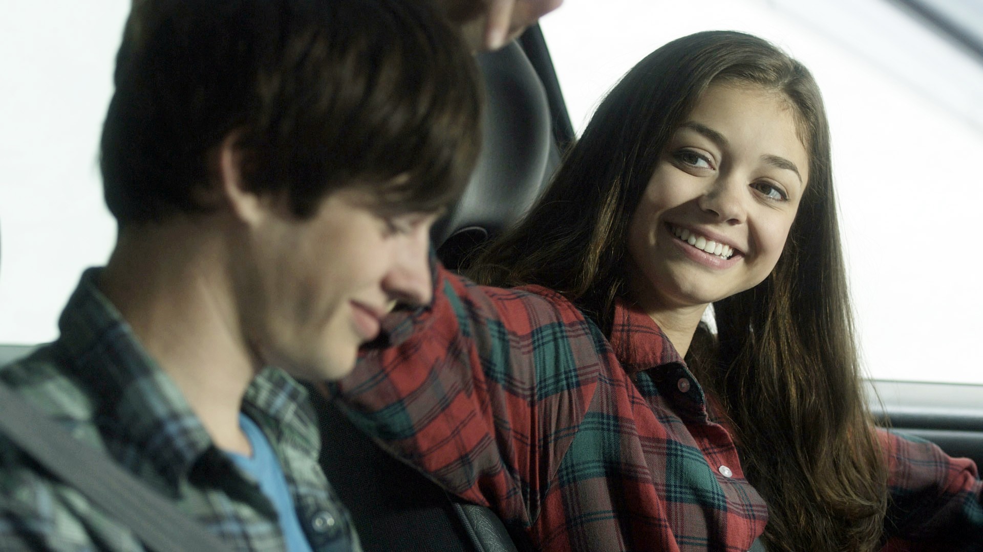 Matt Prokop stars as J.T. and Sarah Hyland stars as Tracey in Tribeca Film's Conception (2012). Photo credit by Noah Rosenthal.