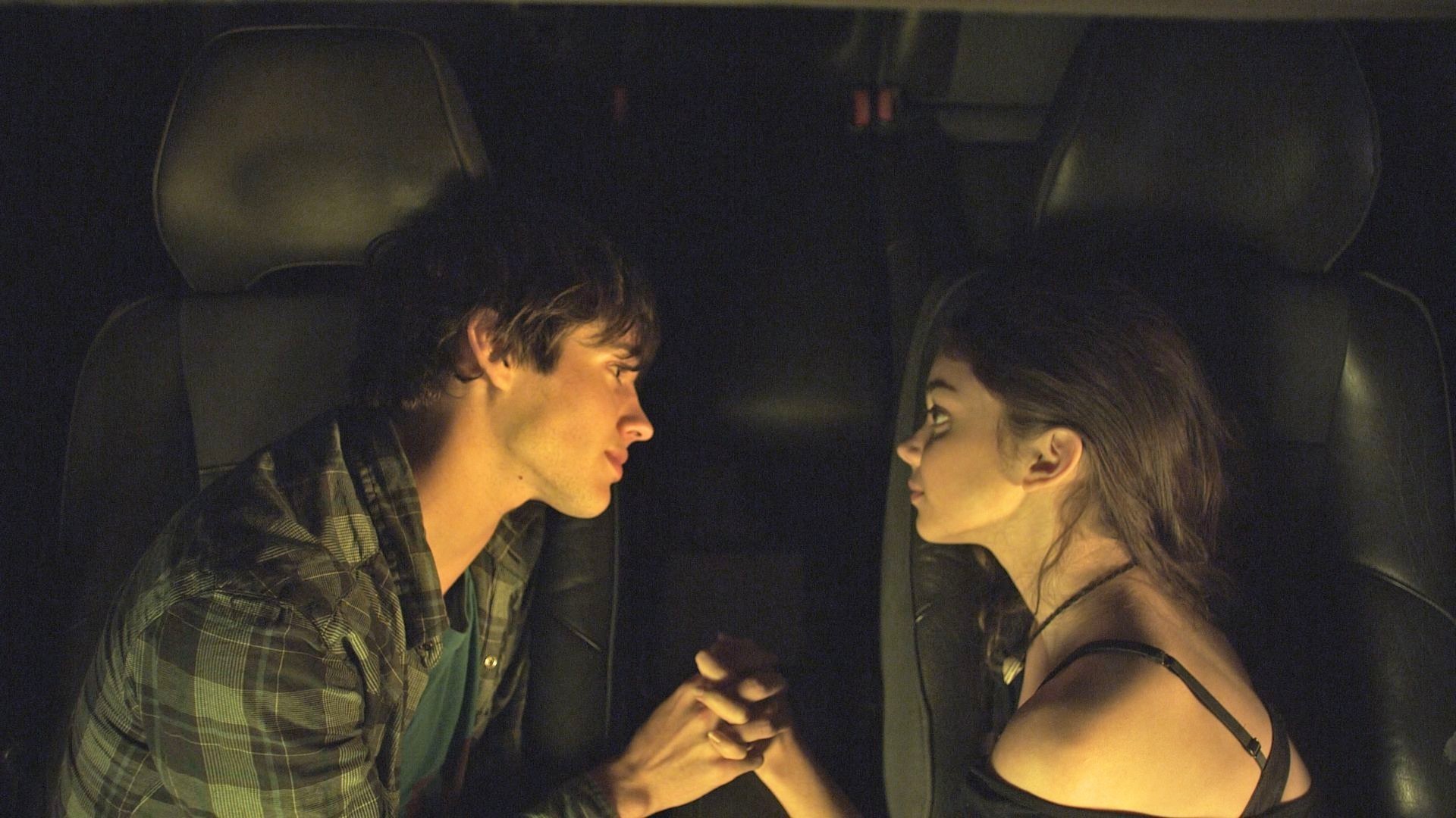 Matt Prokop stars as J.T. and Sarah Hyland stars as Tracey in Tribeca Film's Conception (2012). Photo credit by Noah Rosenthal.