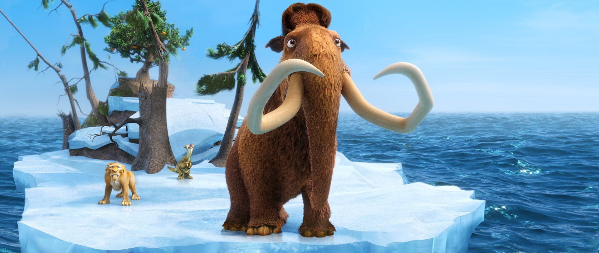 Manny, Diego and Sid from 20th Century Fox's Ice Age: Continental Drift (2012)