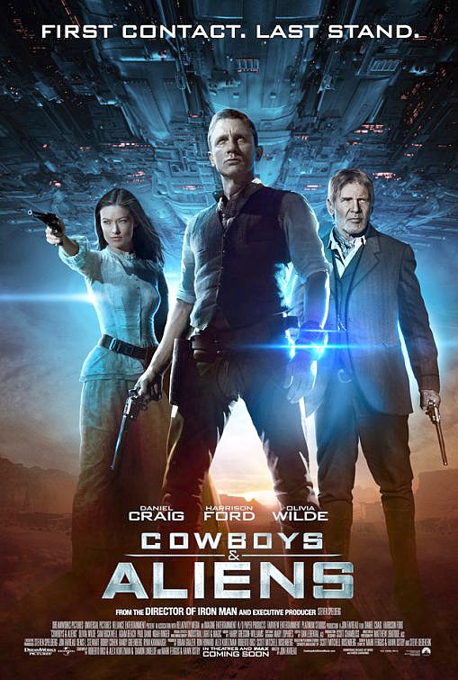 Poster of DreamWorks Pictures' Cowboys and Aliens (2011)